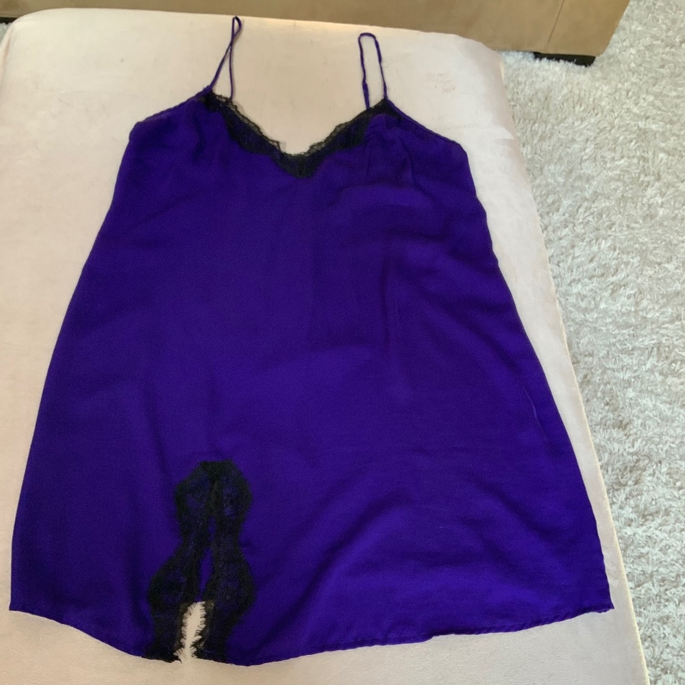 Urban Outfitters Sz L Slip Adjustable Straps Women Dainty Coquette Scandi Slip